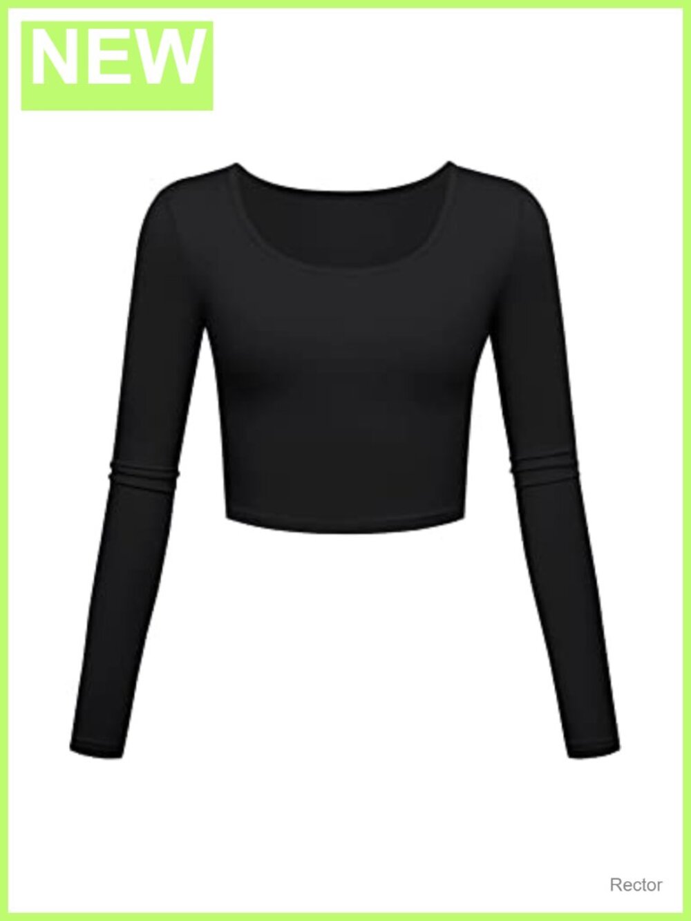 Slim Fit Long Sleeve Crop Top Yoga Workout Shirt